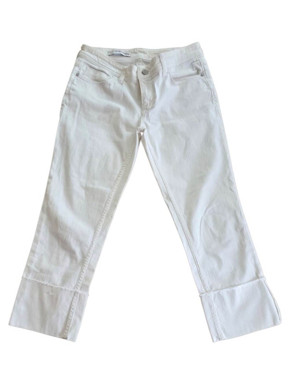 ANTHROPOLGIE | Pilcro Hyphen White Jeans, Sz. 27